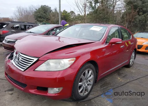 2012 Lexus Ls 460 из США, поврежденный, VIN JTHBL5EF9C5111663